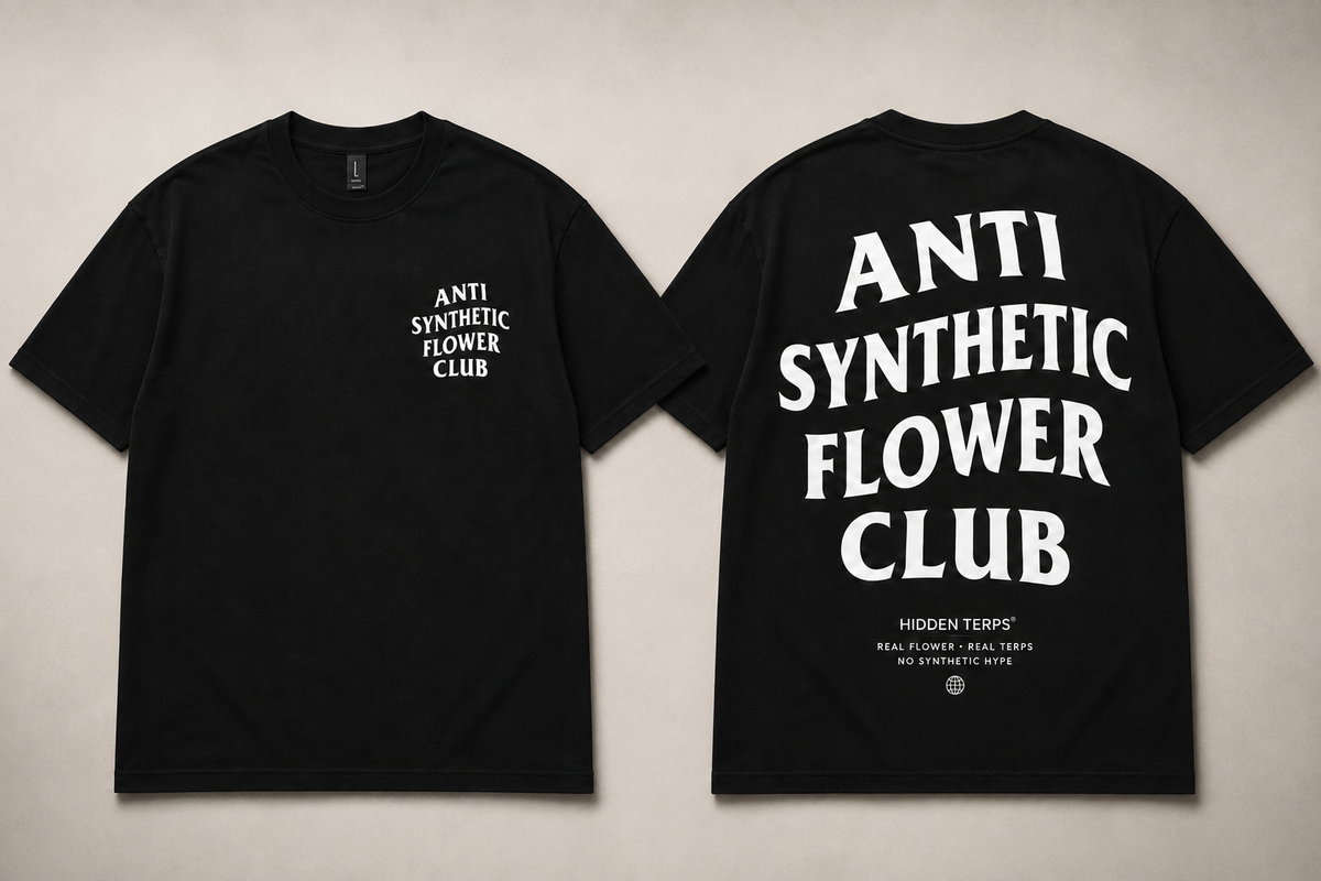 T-shirt Anti Synthetic Flower Club - Hidden
Terps®